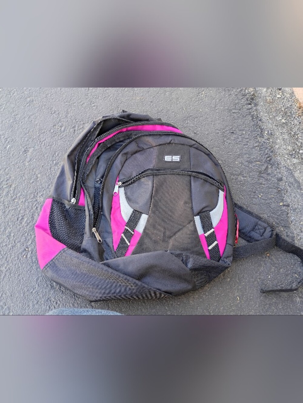 Black And Pink Eastsport Backpack